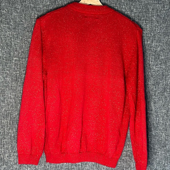 Traditional red sparkle sweater, Tabi International - Picture 2 of 6
